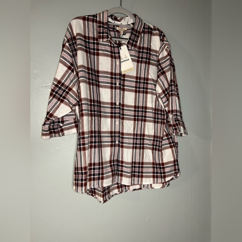 NWT Barbour Bethwin Shirt plaid button down shirt